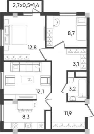 flat